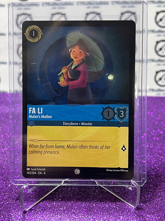 2024 DISNEY LORCANA URSULA'S RETURN FA LI # 143/204 COMMON FOIL GAME CARD