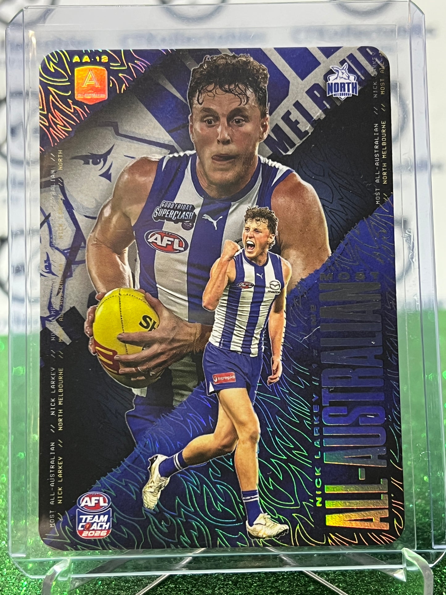2026 TEAMCOACH AFL ALL-AUSTRALIAN NICK LARKEY # AA-12 SILVER KANGAROOS NORTH MELBOURNE