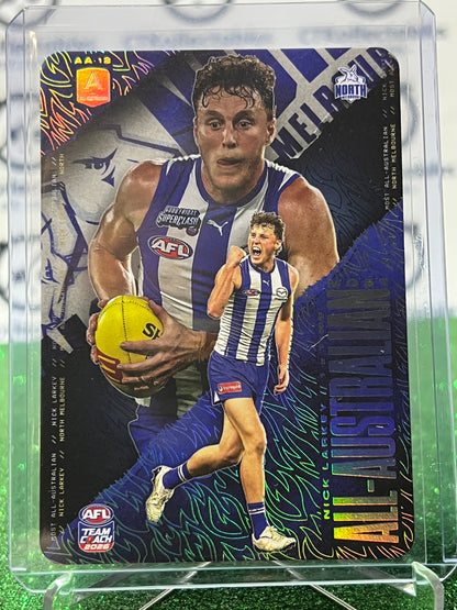 2026 TEAMCOACH AFL ALL-AUSTRALIAN NICK LARKEY # AA-12 SILVER KANGAROOS NORTH MELBOURNE