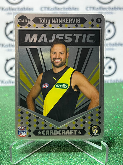 2026 AFL TEAMCOACH TOBY NANKERVIS # CCM-14 MAJESTIC PORTRAIT RICHMOND TIGERS