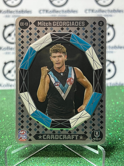 2026 AFL TEAMCOACH MITCH GEORGIADES # CC-13 CHEERING CARD PORT ADELAIDE POWER