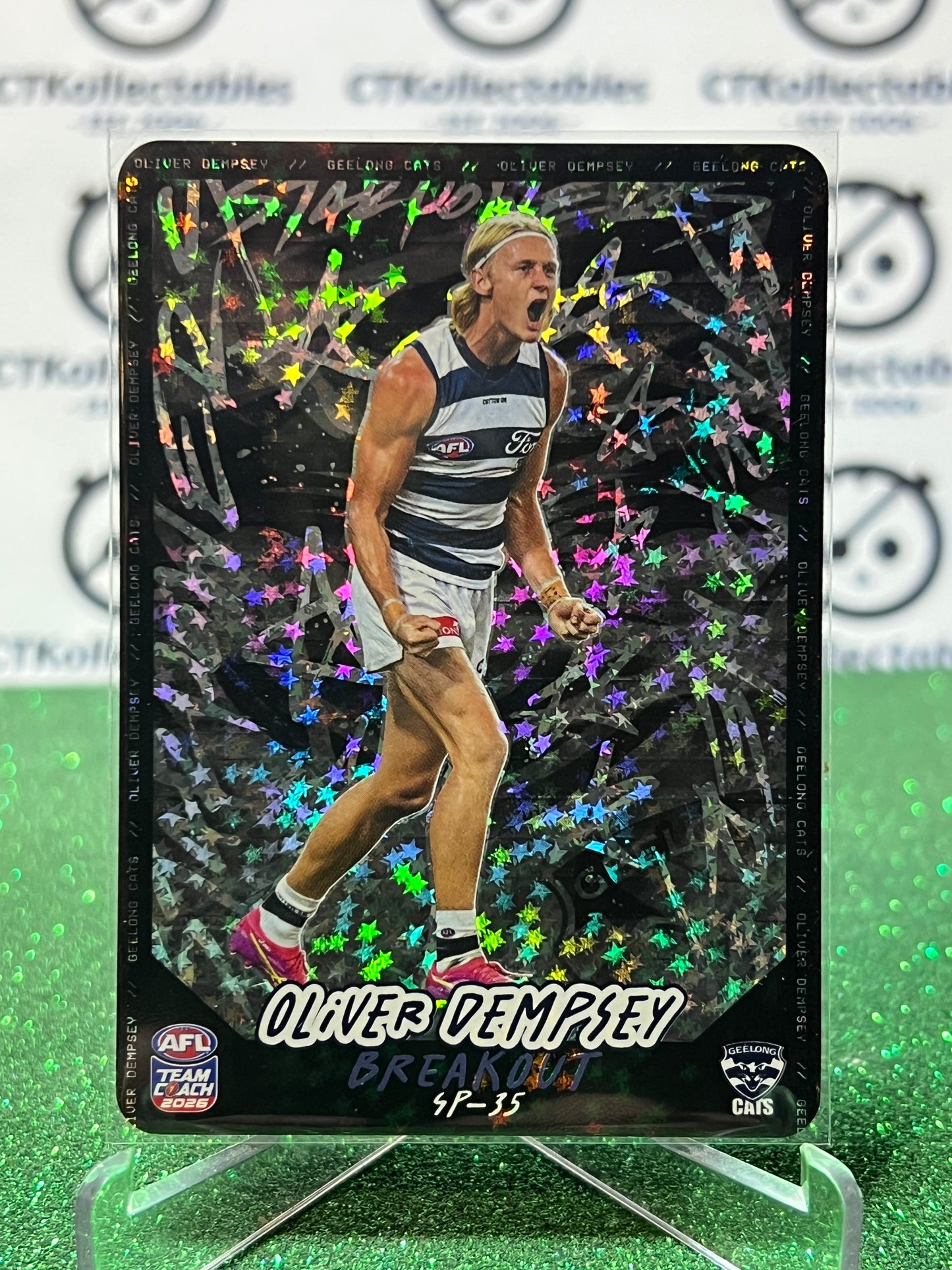 2026 AFL TEAMCOACH OLIVER DEMPSEY # SP-35 BREAKOUT GEELONG CATS
