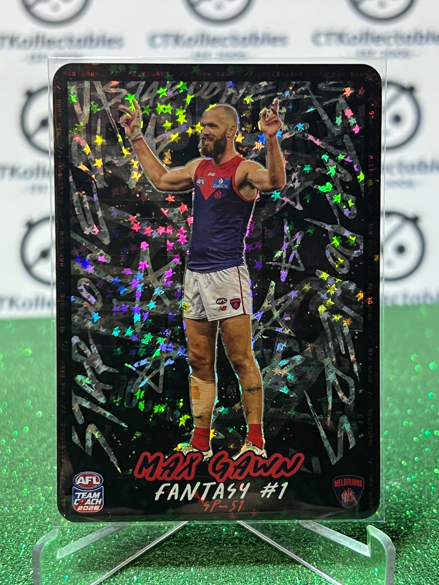 2026 AFL TEAMCOACH MAX GAWN # SP-51 FANTASY #1 MELBOURNE DEMONS