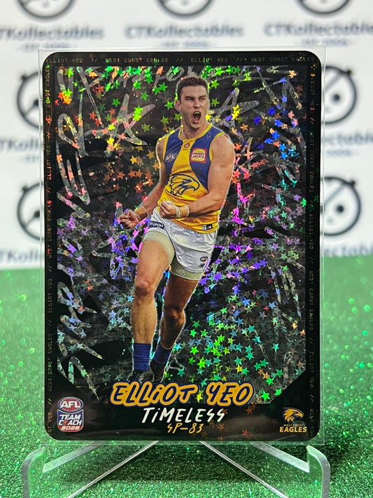 2026 AFL TEAMCOACH ELLIOT YEO # SP-83 TIMELESS WEST COAST EAGLES