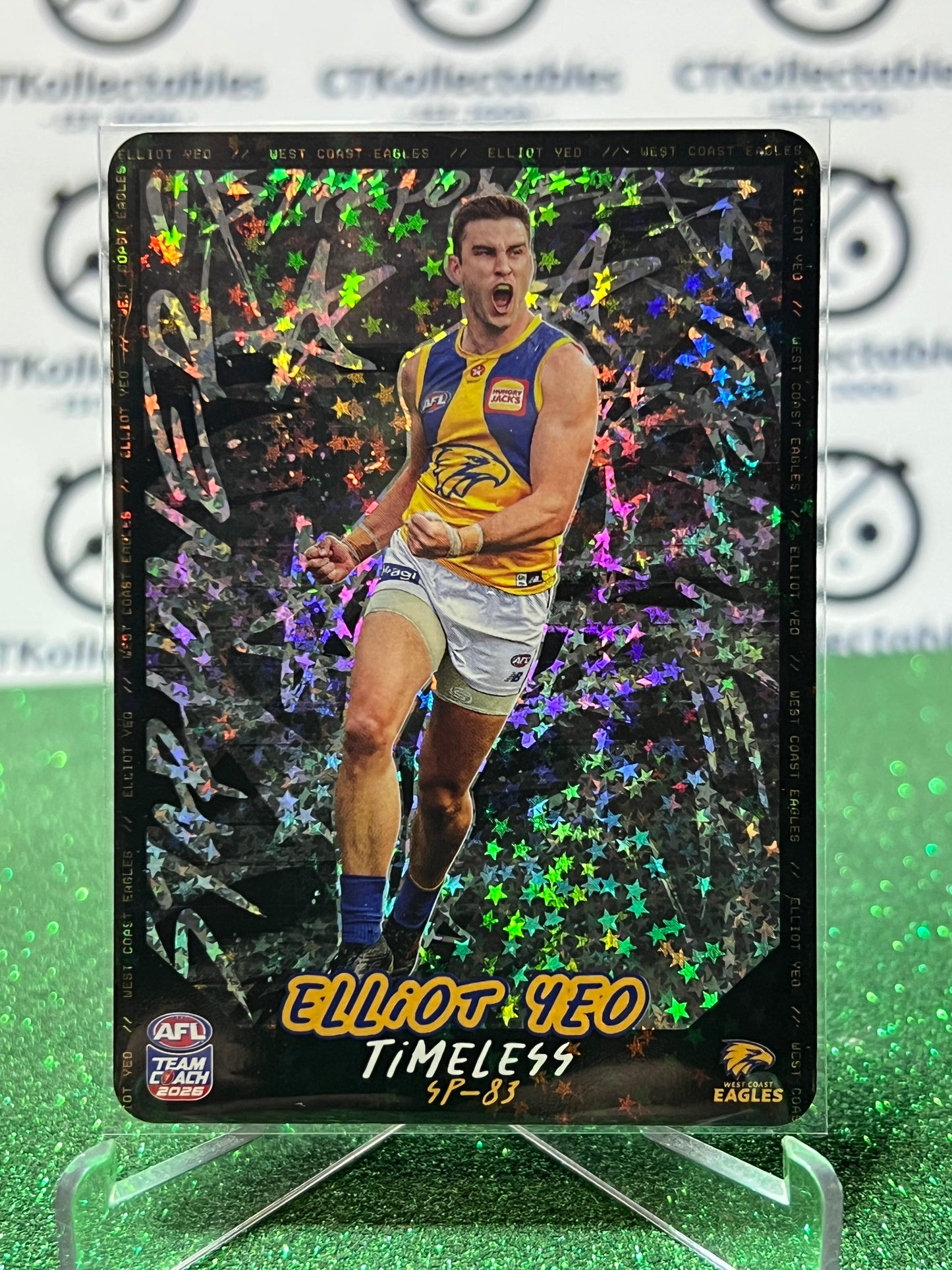 2026 AFL TEAMCOACH ELLIOT YEO # SP-83 TIMELESS WEST COAST EAGLES