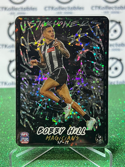 2026 AFL TEAMCOACH BOBBY HILL # SP-11 MAGICIANS CARD COLLINGWOOD MAGPIES