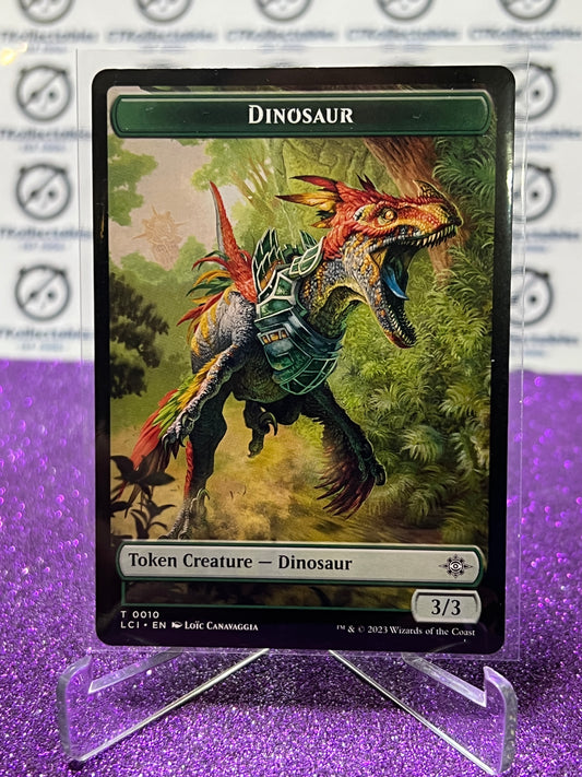 2023 MAGIC THE GATHERING THE LOST CAVERNS OF IXALAN DINOSAUR # T 0010 NON-FOIL TOKEN CREATURE-DINOSAUR CARD