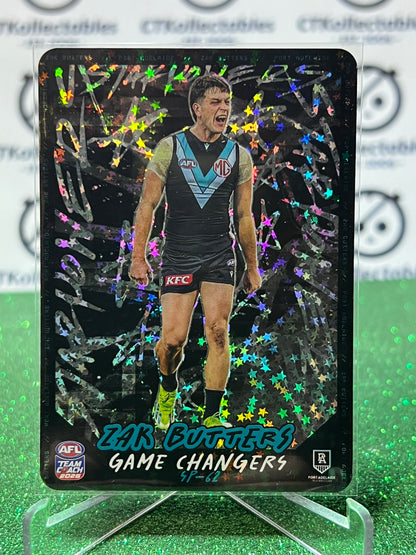 2026 AFL TEAMCOACH ZAK BUTTERS # SP-62 GAME CHANGERS CARD PORT ADELAIDE POWER