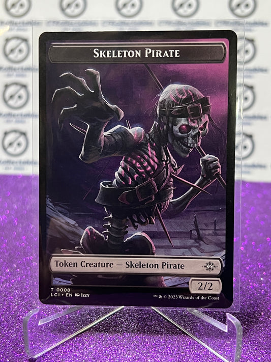 2023 MAGIC THE GATHERING THE LOST CAVERNS OF IXALAN SKELETON PIRATE # T 0008 NON-FOIL TOKEN CREATURE-SKELETON PIRATE CARD