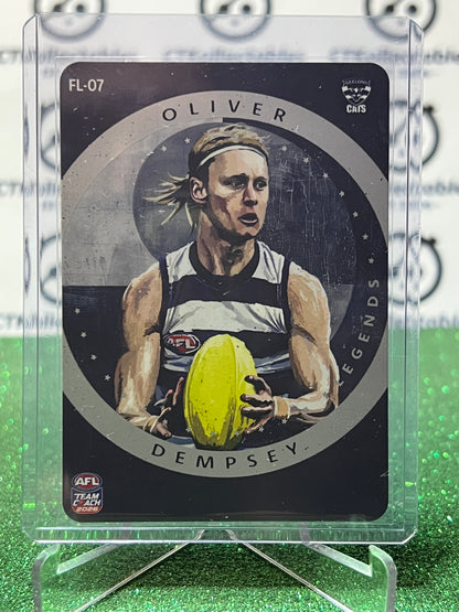 2026 AFL TEAMCOACH OLIVER DEMPSEY # FL-07 FUTURE LEGENDS GEELONG CATS
