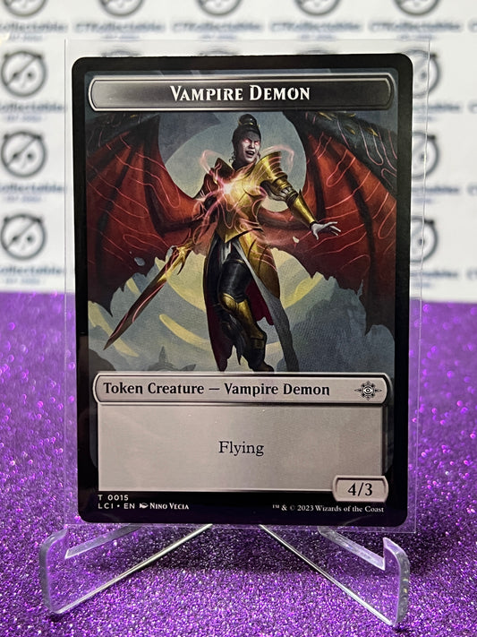 2023 MAGIC THE GATHERING THE LOST CAVERNS OF IXALAN VAMPIRE DEMON # T 0015 NON-FOIL TOKEN CREATURE-VAMPIRE DEMON CARD