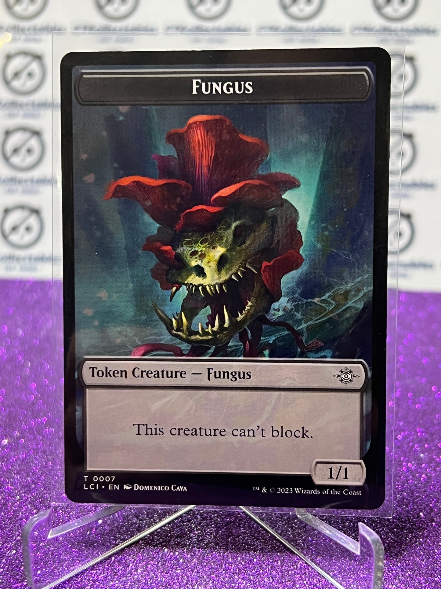 2023 MAGIC THE GATHERING THE LOST CAVERNS OF IXALAN FUNGUS # T 0007 NON-FOIL TOKEN CREATURE-FUNGUS CARD