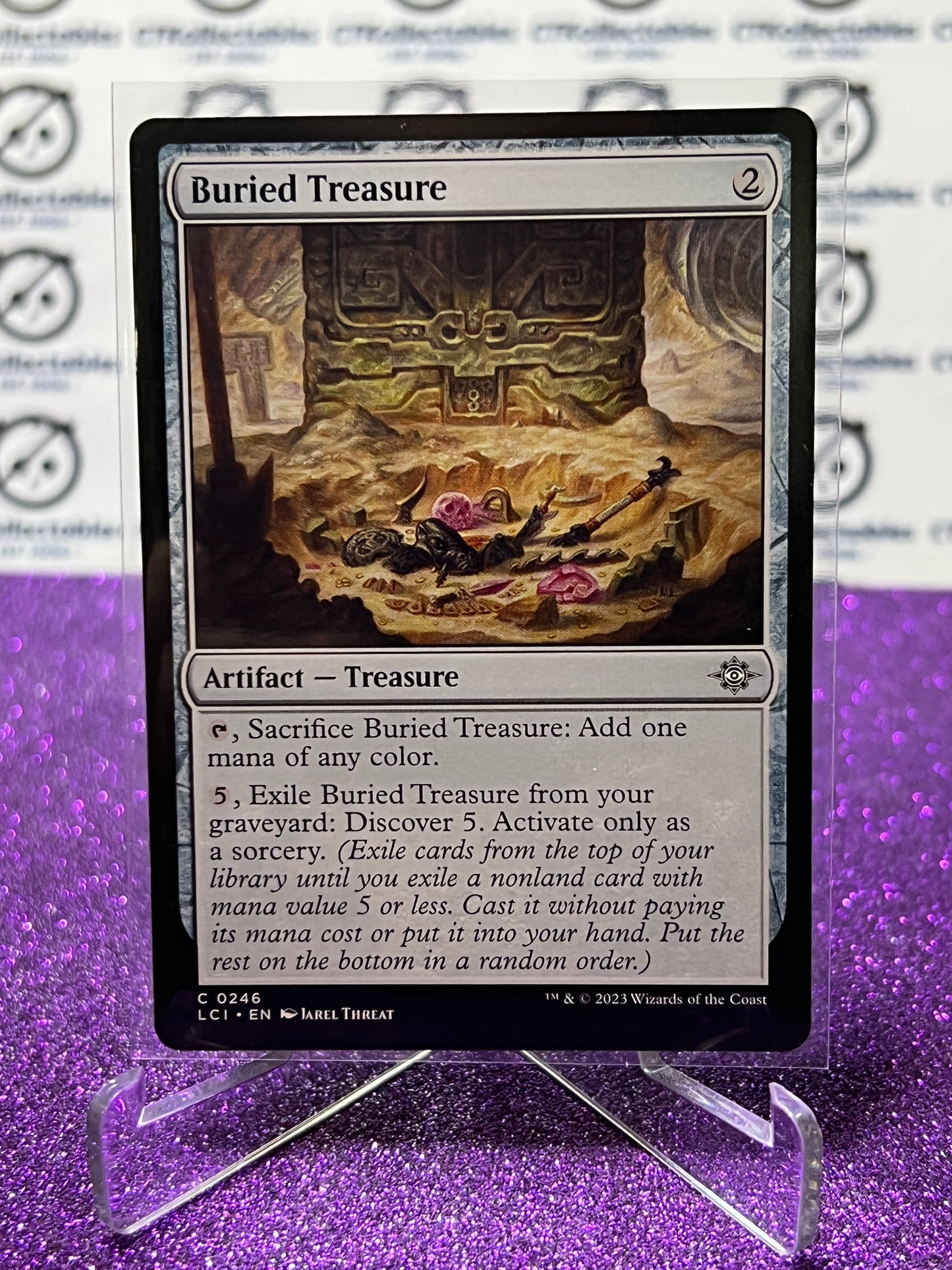 2023 MAGIC THE GATHERING THE LOST CAVERNS OF IXALAN BURIED TREASURE # C 0246 NON-FOIL ARTIFACT-TREASURE  CARD