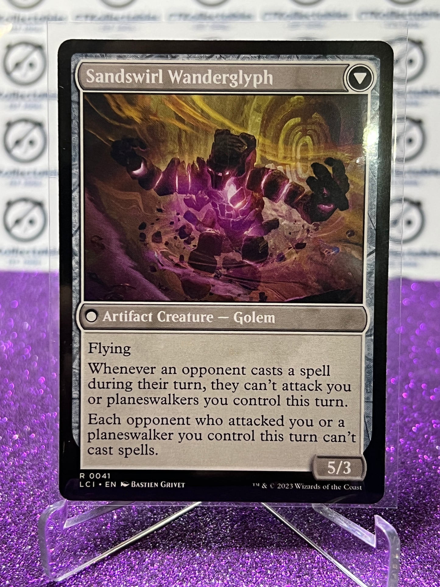 2023 MAGIC THE GATHERING THE LOST CAVERNS OF IXALAN UNSTABLE GLYPHBRIDGE  # R 0041 NON-FOIL  ARTIFACT CARD