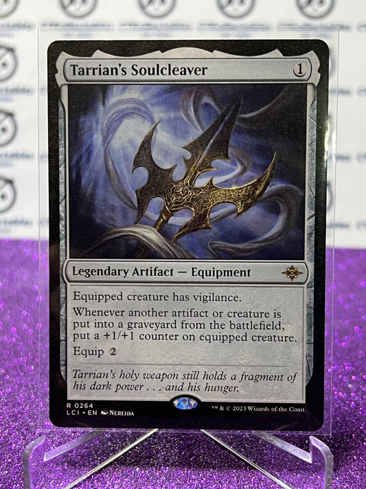 2023 MAGIC THE GATHERING THE LOST CAVERNS OF IXALAN TARRIAN'S SOULCLEAVER # R 0264 LEGENDARY ARTIFACT - EQUIPMENT  CARD