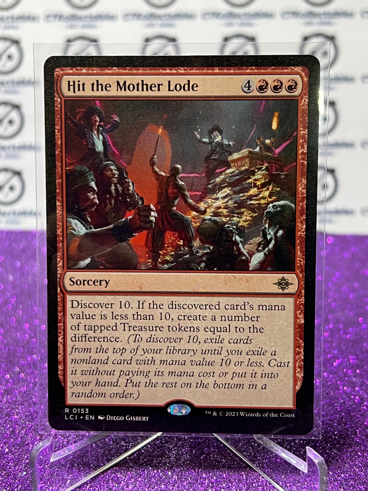 2023 MAGIC THE GATHERING THE LOST CAVERNS OF IXALAN HIT THE MOTHER LOAD  # R 0153 NON-FOIL SORCERY CARD