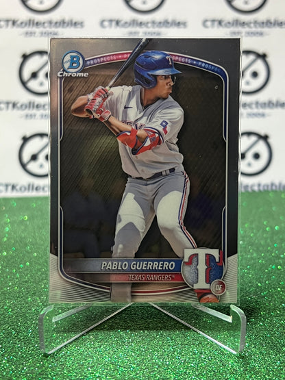 2026  BOWMAN CHROME PABLO GUERRERO # BCP-144 TEXAS RANGERS  BASEBALL CARD