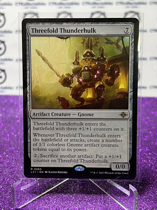 2023 MAGIC THE GATHERING THE LOST CAVERNS OF IXALAN THREEFOLD THUNDERHULK  # R 0265 NON-FOIL ARTIFACT CREATURE-GNOME CARD