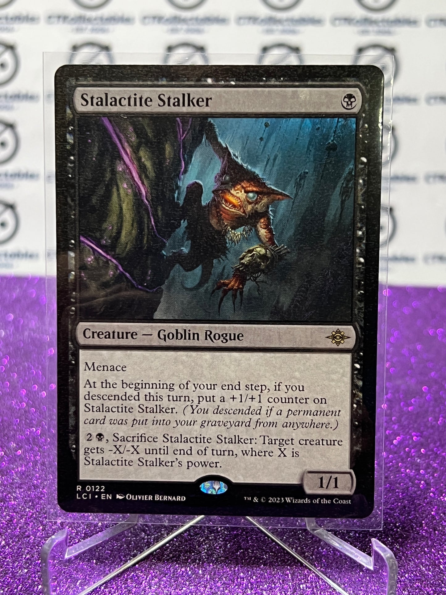 2023 MAGIC THE GATHERING THE LOST CAVERNS OF IXALAN STALACTITE STALKER  # R 0122 NON-FOIL CREATURE-GOBLIN ROGUE CARD