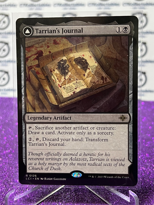 2023 MAGIC THE GATHERING THE LOST CAVERNS OF IXALAN TARRIAN'S JOURNAL  # R 0126 NON-FOIL LEGENDARY ARTIFACT CARD