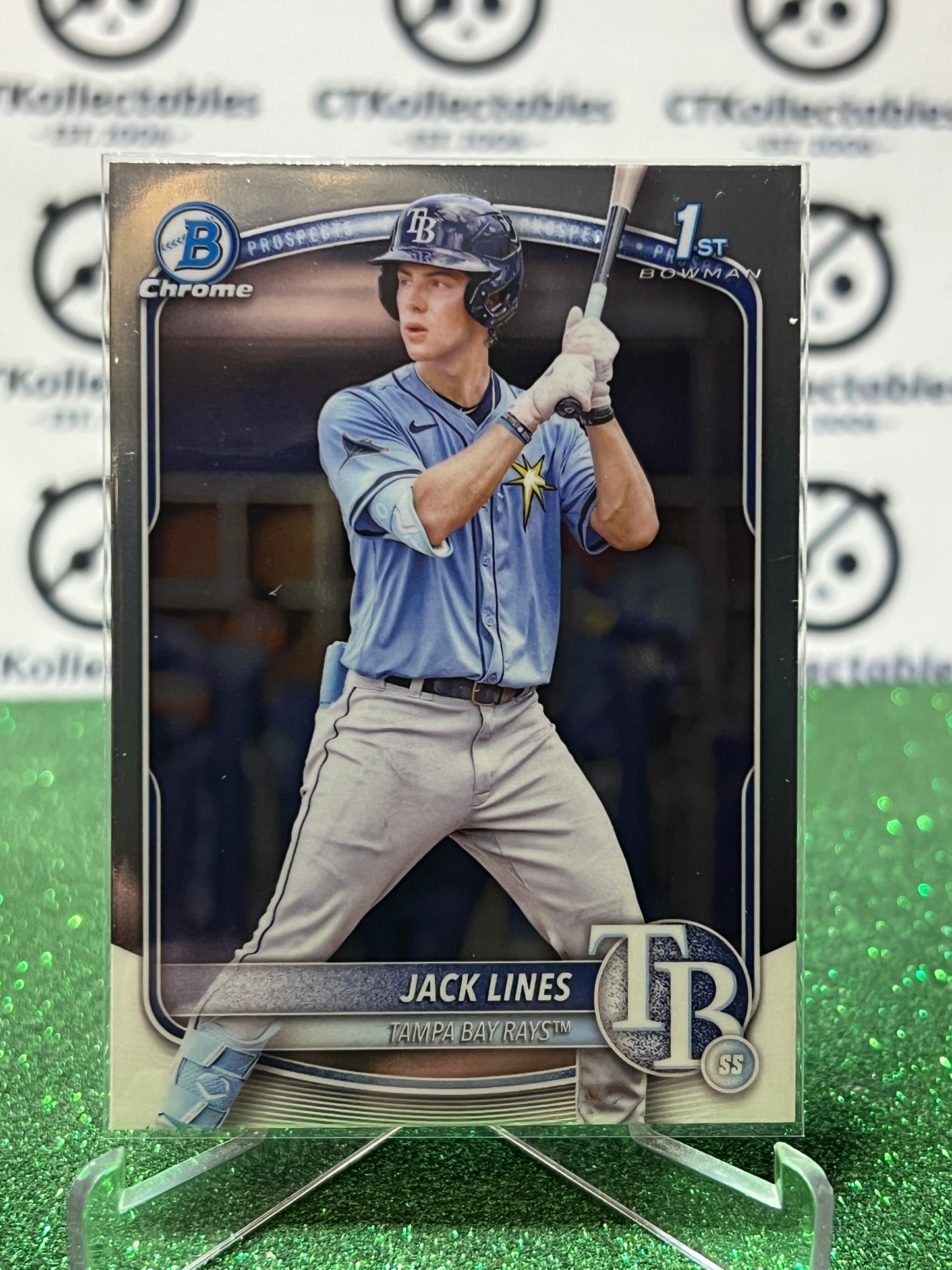 2026  BOWMAN CHROME JACK LINES 1ST # BCP-64 TAMPA BAY RAYS  BASEBALL CARD