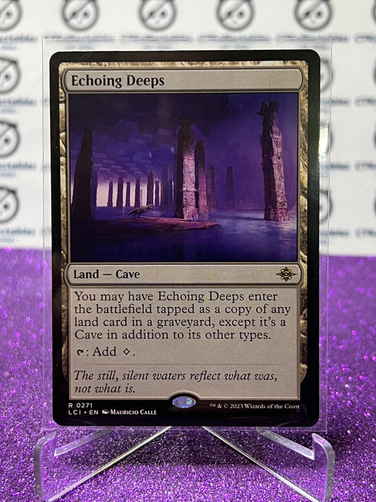 2023 MAGIC THE GATHERING THE LOST CAVERNS OF IXALAN ECHOING DEEPS # R 0271 NON-FOIL LAND-CAVE CARD