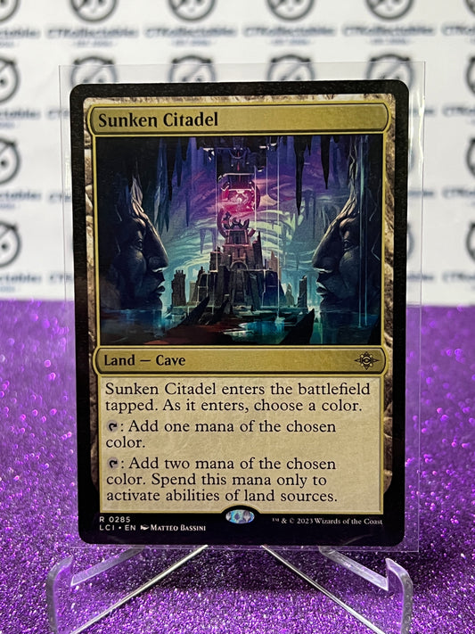 2023 MAGIC THE GATHERING THE LOST CAVERNS OF IXALAN SUNKEN CITADEL # R 0285 NON-FOIL LAND-CAVE CARD