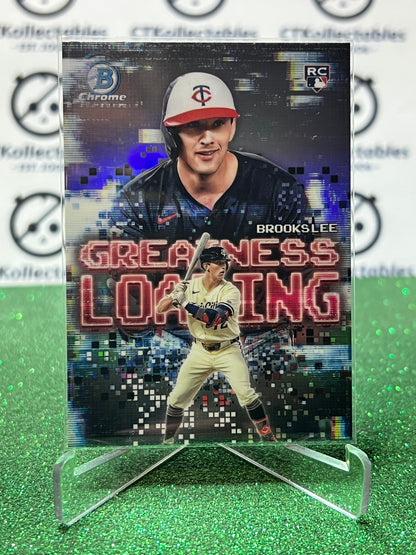 2026  BOWMAN CHROME BROOKS LEE # GL-14 RC MINNESOTA TWINS BASEBALL CARD