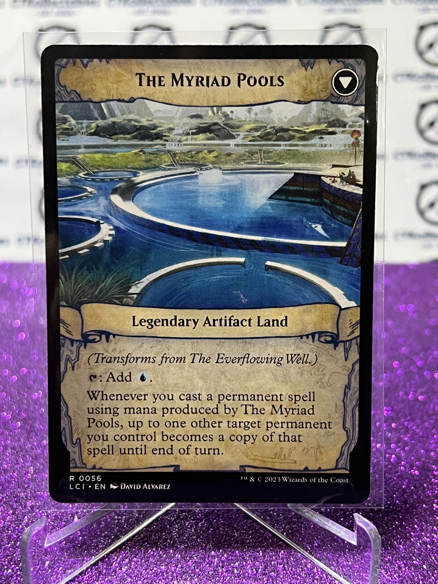 2023 MAGIC THE GATHERING THE LOST CAVERNS OF IXALAN THE EVERFLOWING WELL # R 0056 NON-FOIL LEGENDARY ARTIFACT CARD