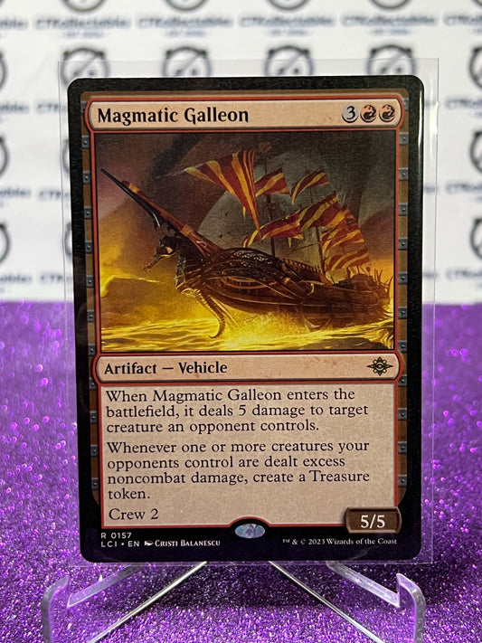 2023 MAGIC THE GATHERING THE LOST CAVERNS OF IXALAN MAGMATIC GALLEON # R 0157 NON-FOIL ARTIFACT-VEHICLE CARD