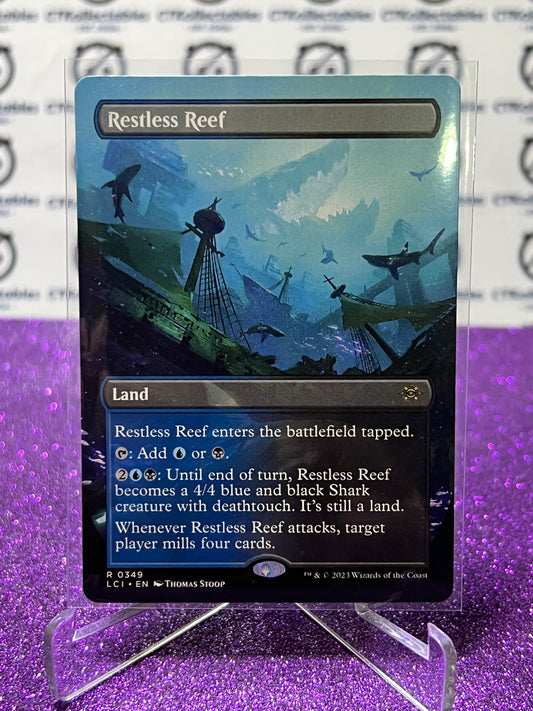 2023 MAGIC THE GATHERING THE LOST CAVERNS OF IXALAN RESTLESS REEF  # R 0349 NON-FOIL LAND CARD