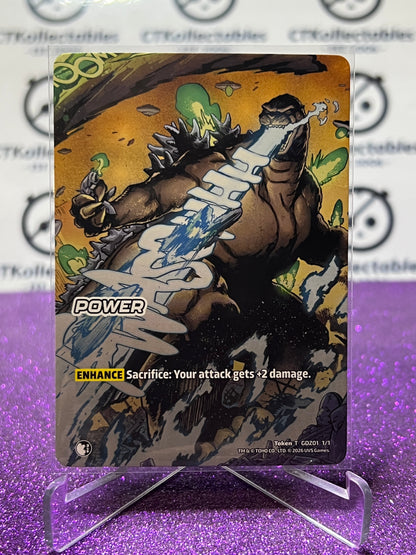 2026 UNIVERSUS GODZILLA HEDORAH # CH-C GDZ01 9/186 NON-FOIL GAME TRADING CARD