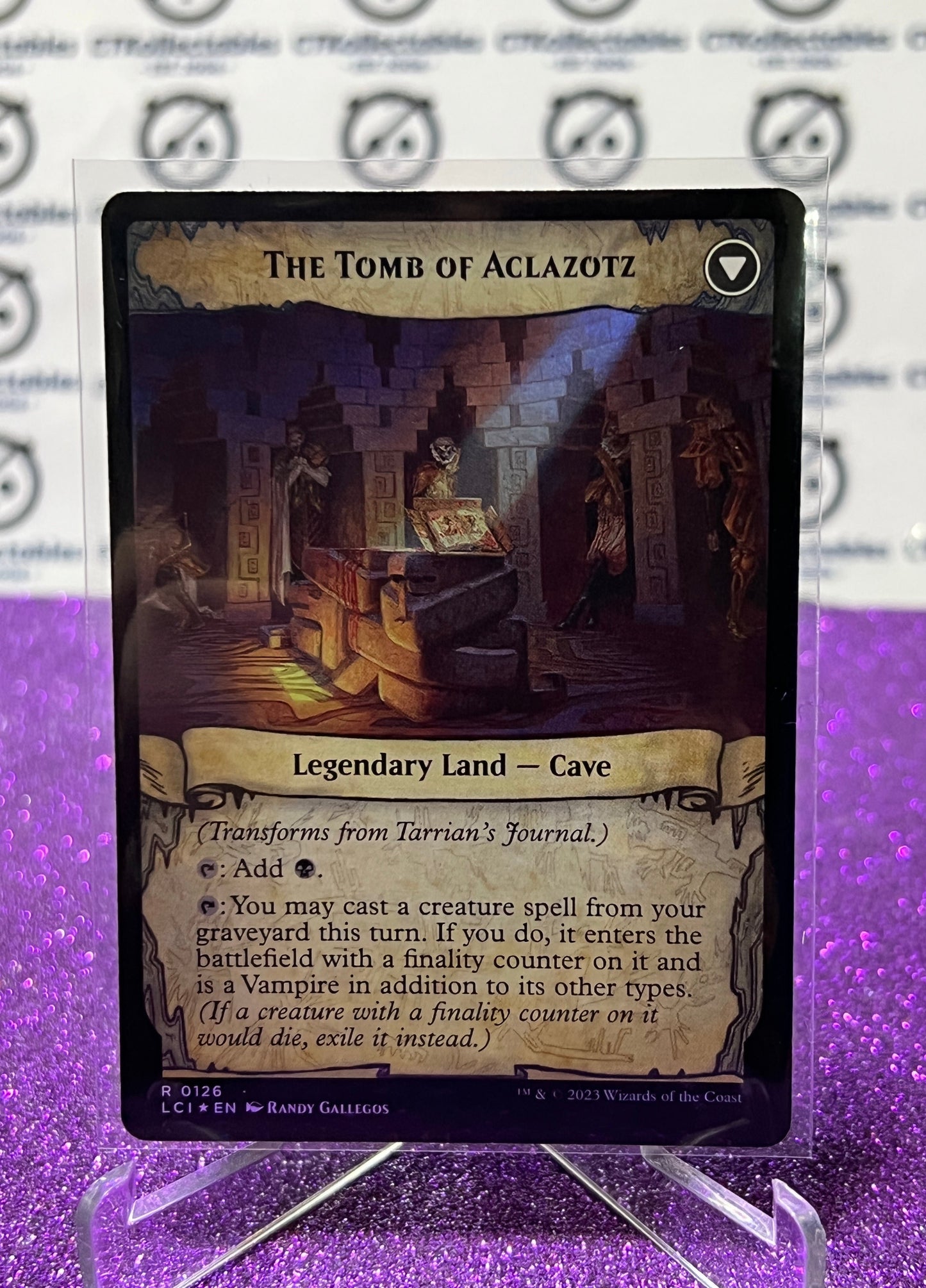 2023 MAGIC THE GATHERING THE LOST CAVERNS OF IXALAN TARRIAN'S JOURNAL # R 0126 FOIL LEGENDARY - ARTIFACT  CARD