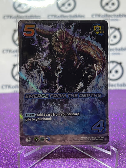 2026 UNIVERSUS EMERGE FROM THE DEPTHS # UR GDZ01 99/186 FOIL GAME TRADING CARD