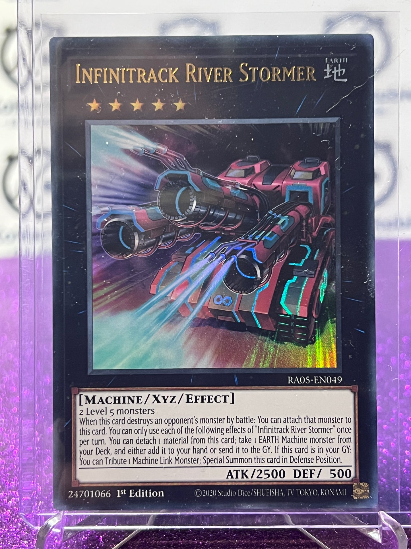 YU-GI-OH! RARITY COLLECTION INFINITRACK RIVER STORMER # RAO5-EN049 ULTRA RARE 1ST EDITION TCG CARD