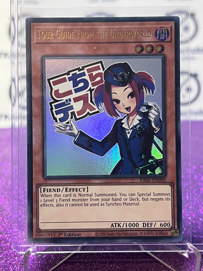 YU-GI-OH! RARITY COLLECTION TOUR GUIDE FROM THE UNDERWORLD # RAO5-EN090 ULTRA RARE 1ST EDITION TCG CARD