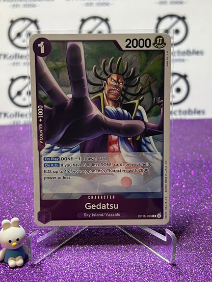2026 ONE PIECE ADVENTURE ON KAMI'S ISLAND GEDATSU # OP15-063 R FOIL TCG CARD