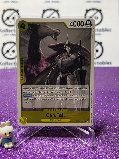 2026 ONE PIECE ADVENTURE ON KAMI'S ISLAND GAN.FALL # OP15-102 R FOIL TCG CARD