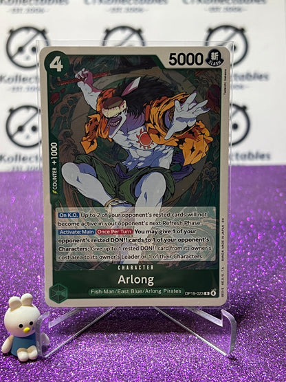 2026 ONE PIECE ADVENTURE ON KAMI'S ISLAND ARLONG # OP15-023 R FOIL TCG CARD