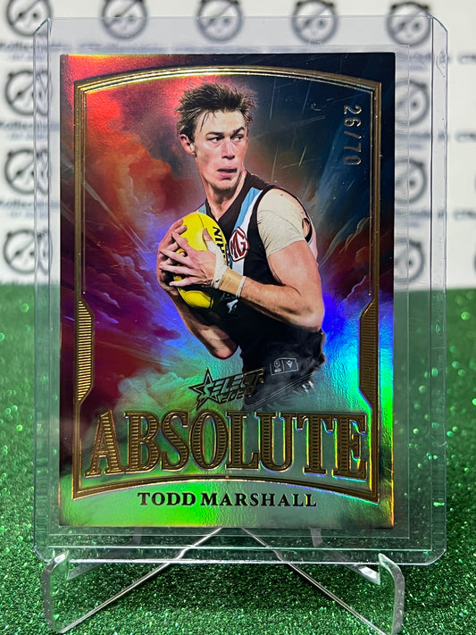 2024 AFL SELECT FOOTY STARS TODD MARSHALL # AP26 ABSOLUTE 26/70  PORT ADELAIDE POWER