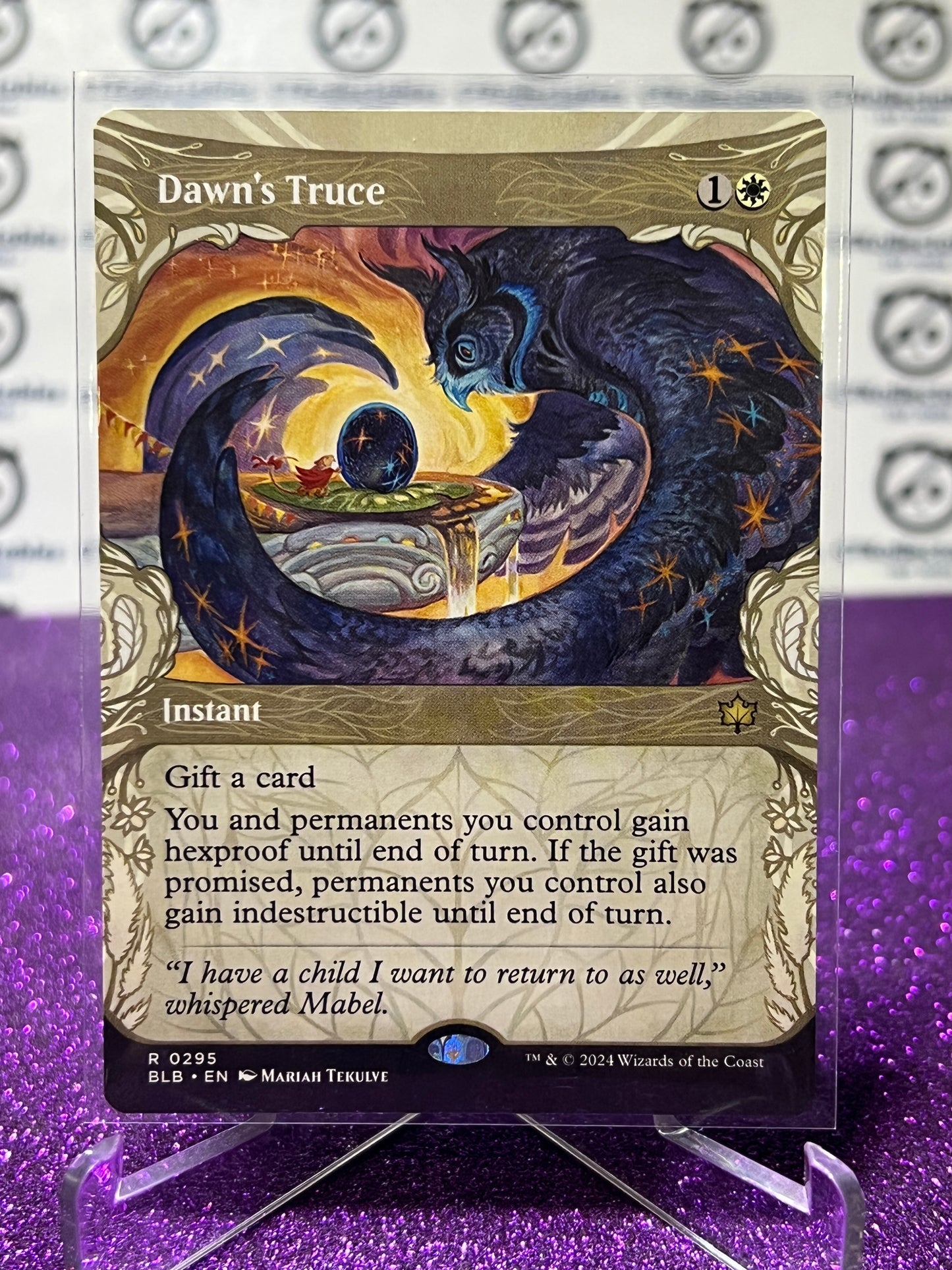 2024 MAGIC THE GATHERING BLOOMBURROW DAWN'S TRUCE # R 0295 NON-FOIL INSTANT RARE CARD