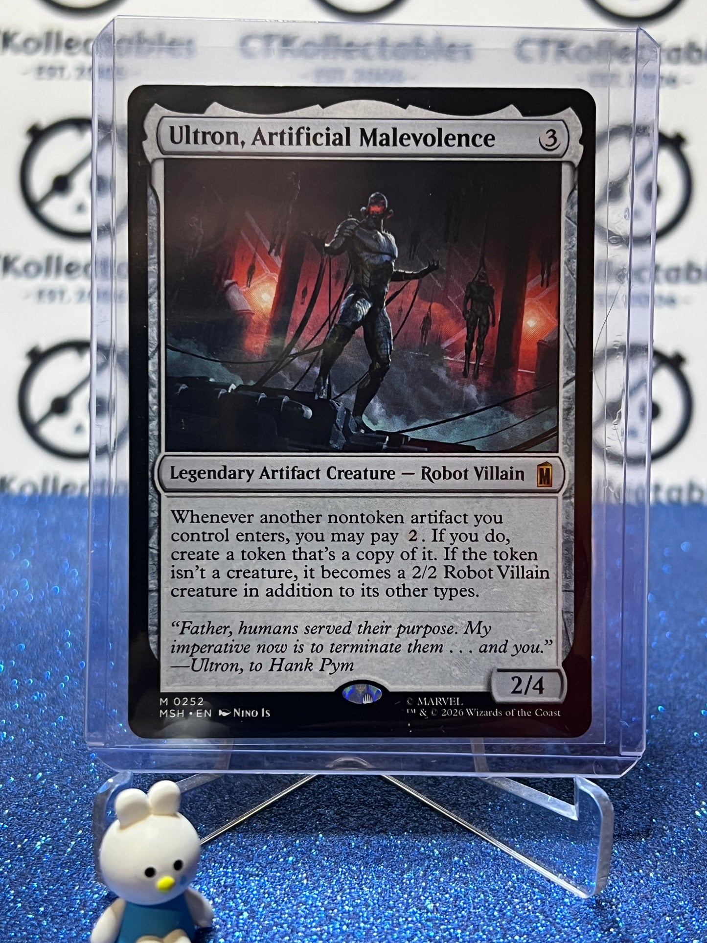 2026 MAGIC THE GATHERING / MARVEL SUPER HEROES ULTRON ARTIFICIAL MALEVOLENCE # M 0252 MYSTIC NON-FOIL CARD