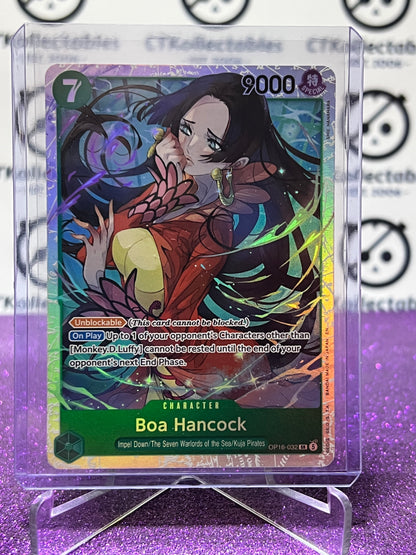 2026 ONE PIECE THE TIME OF BATTLE BOA HANCOCK # OP16-032 SR  FOIL TCG CARD