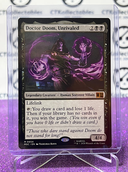 2026 MAGIC THE GATHERING / MARVEL SUPER HEROES DOCTOR DOOM, UNRIVALED # M 0654 MYSTIC NON-FOIL CARD