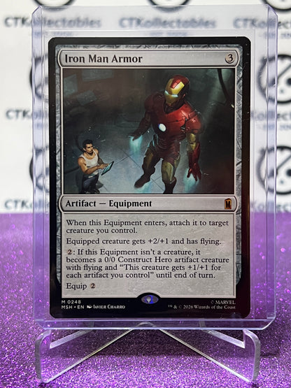 2026 MAGIC THE GATHERING / MARVEL SUPER HEROES IRON MAN ARMOR # M 0248 MYSTIC NON-FOIL CARD