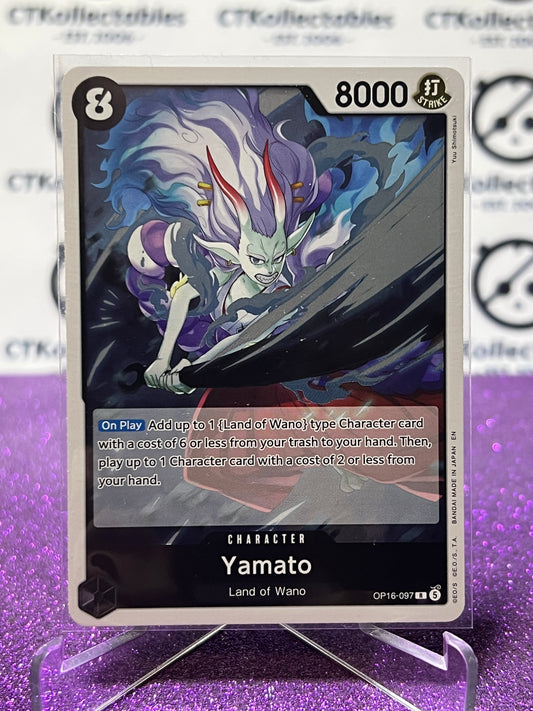 2026 ONE PIECE THE TIME OF BATTLE YAMATO # OP16-097 R  FOIL TCG CARD