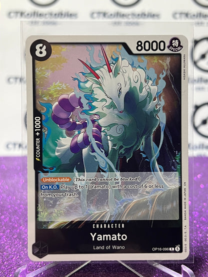 2026 ONE PIECE THE TIME OF BATTLE YAMATO # OP16-096 R  FOIL TCG CARD