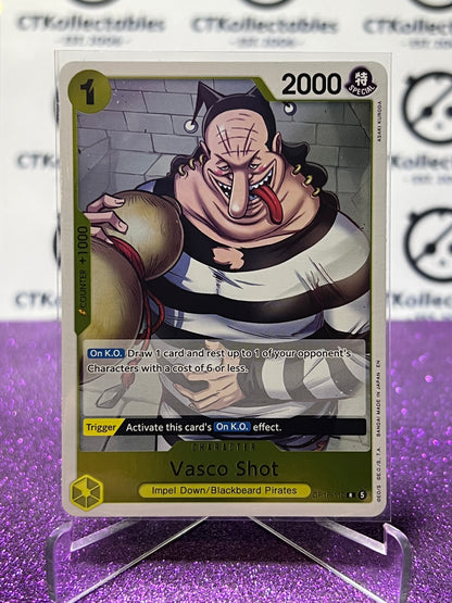 2026 ONE PIECE THE TIME OF BATTLE VASCO SHOT # OP16-110 R  FOIL TCG CARD