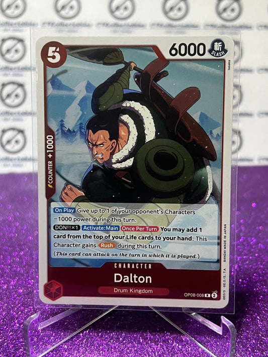 2024 ONE PIECE DALTON # OP08-008 R TWO LEGENDS FOIL CARD