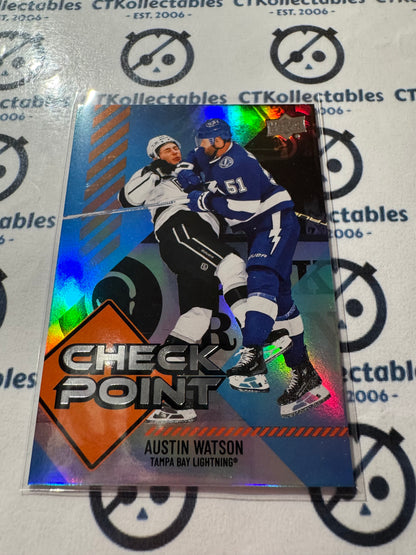 2024-25 Upper Deck Hockey Austin Watson Check Point #CP-25 Lightning